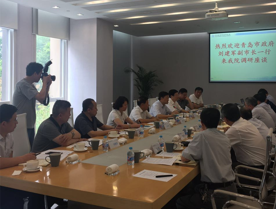 中建联合董事长刘树洪陪同刘建军副市长一行赴京走访央企(图1)