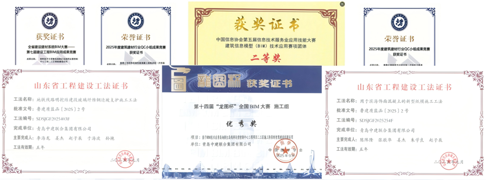 中建联合青岛地铁红岛线网运营控制中心项目喜封金顶(图3)