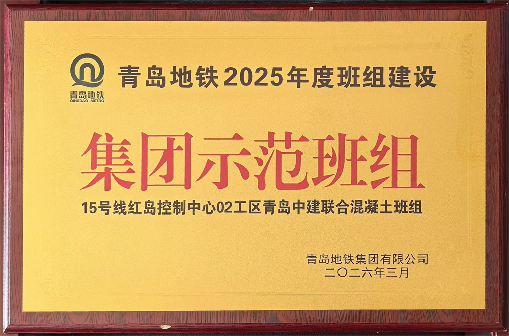 青岛中建联合获评青岛地铁集团工程建设2025年度表彰多项荣誉(图7)