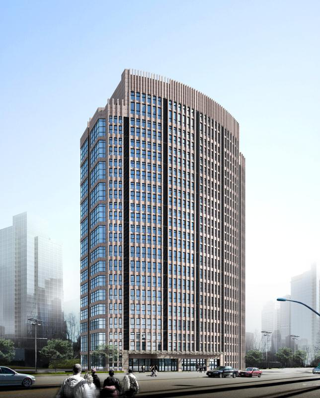 中建联合|莱钢大厦综合商务写字楼全面完工(图1)